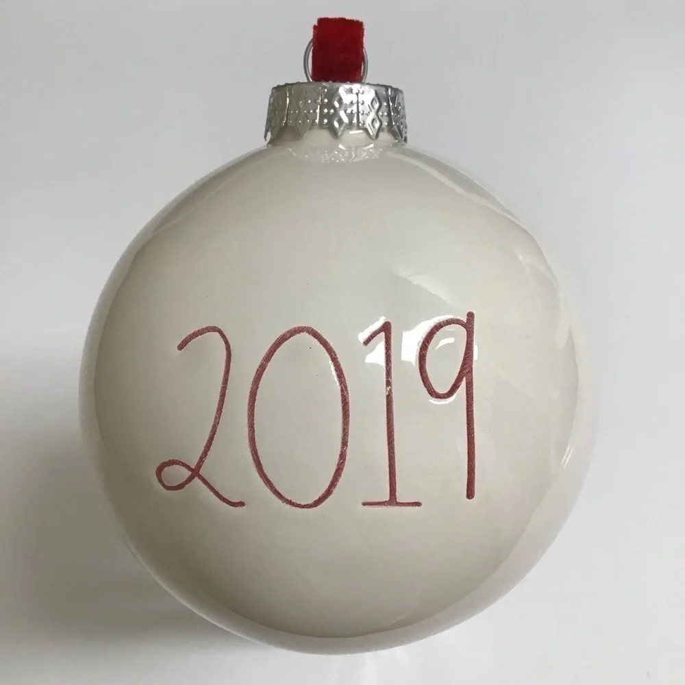 Rae Dunn Christmas Tree Ornament 2019 Artisan Collection by Magenta Big Ceramic